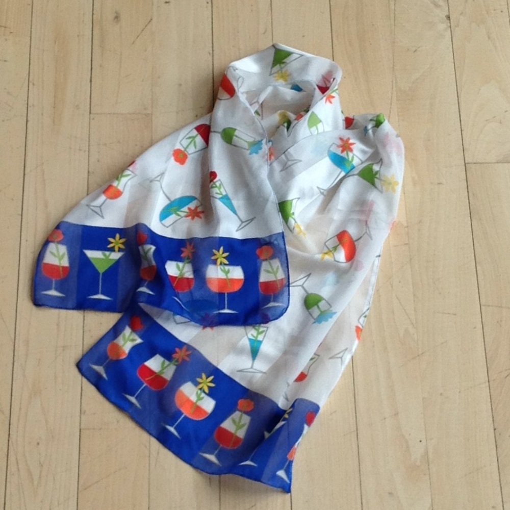 Cute martini scarf